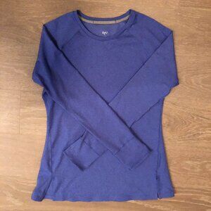 RYU Tec Layr Tech Long Sleeve Top Blue Size Small